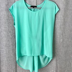 Mint Green Women’s Short Sleeve Blouse